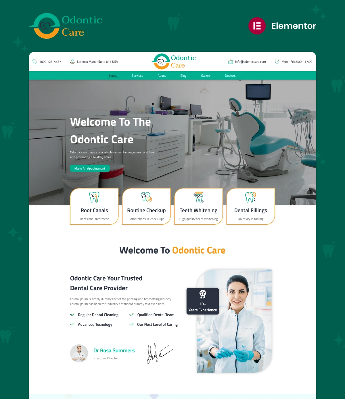 Odontic Care Feature