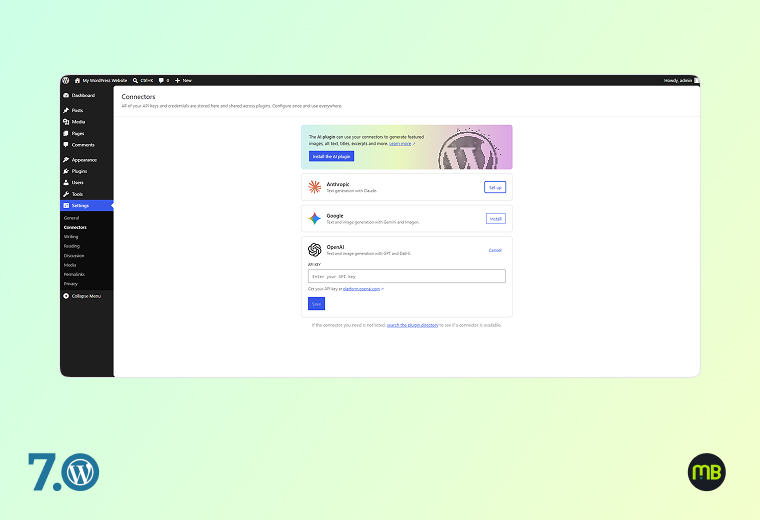 Built In AI Client Web Client AI API