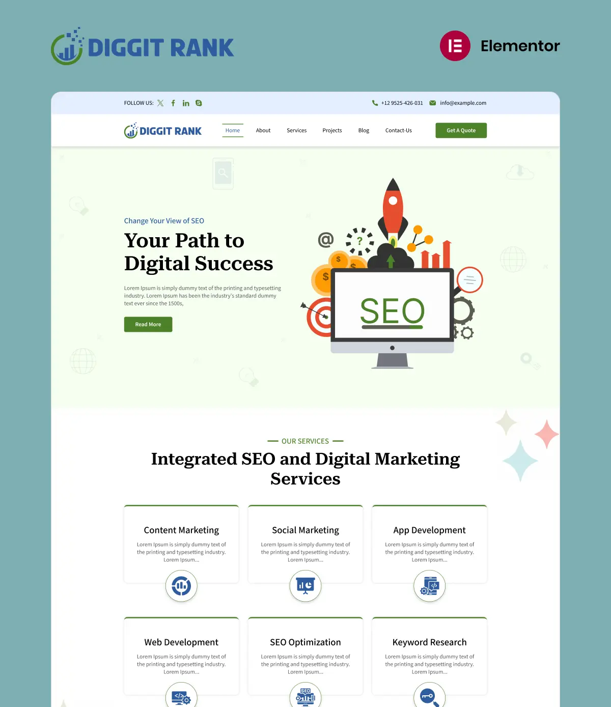 Diggit Rank Features