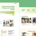 Give Good charity website template for NGOs built with Elementor