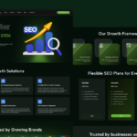 Diggitrank marketing website template built with Elementor