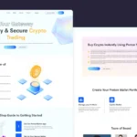 Proton responsive website in Bootstrap for crypto wallets