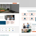 Free bootstrap templates for website with online appointment booking section